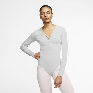 Jumpsuit Nike Yoga Luxe Infinalon Maneca Lunga Dama Gri Platină | PZEQ-40751